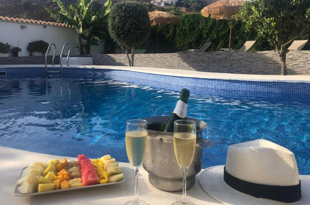 Villa Candela En Benajarafe Piscina Privada Exteriör bild